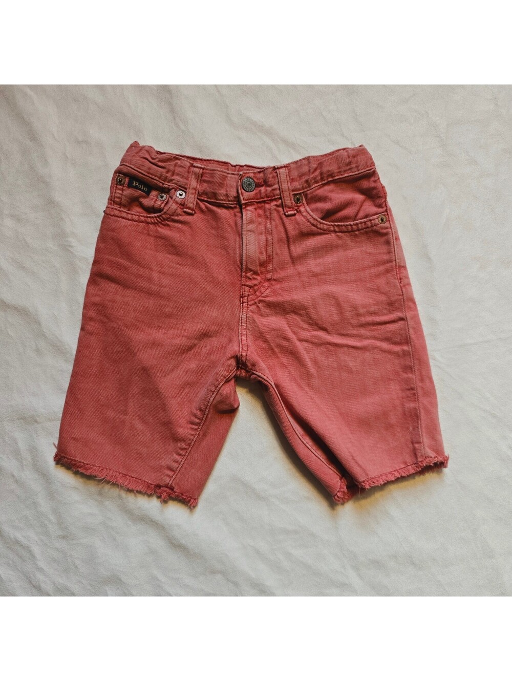 Polo Ralph Lauren Boys' Red Denim Shorts Size 6